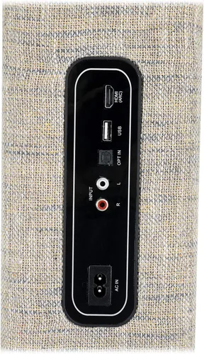Miniatura 3 de Rockville ONE-Tower BG Sistema de altavoces todo en uno Bluetooth+HDMI/Óptico/RCA All-In-One System, USB Playback, 200W Peak, 60W RMS, Remote