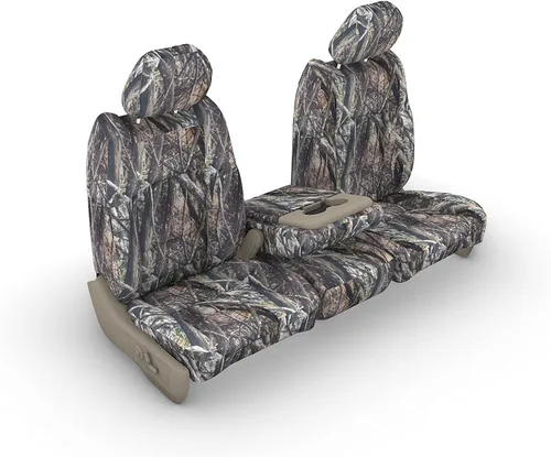 Miniatura 3 de Durafit Seat Covers, F480-CLGC Ford F150-F550 XL y Lariat 40/20/40 Asiento dividido con consola central de apertura en CLG Camo Endura (CLG)