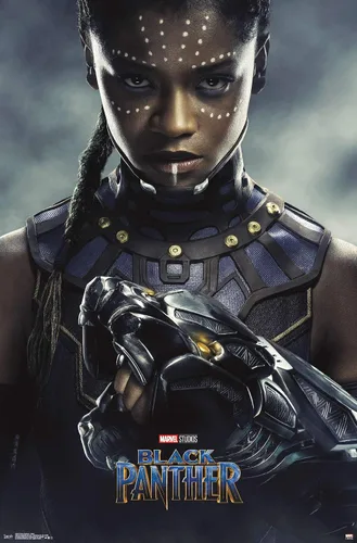 Miniatura 15 de Trends International Marvel Cinematic Universe - Póster de pared de una hoja de Shuri, Black Panther, 22.375 x 34 pulgadas, versión enmarcada