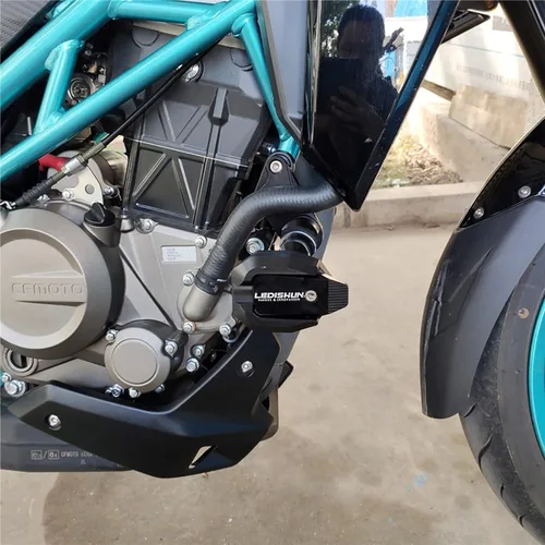 Miniatura 5 de Marco de protección contra caídas para motocicleta, protector deslizante (apto para vehículos CFMOTO) 300NK 250NK 150NK (negro, 150NK/250NK/300NK)