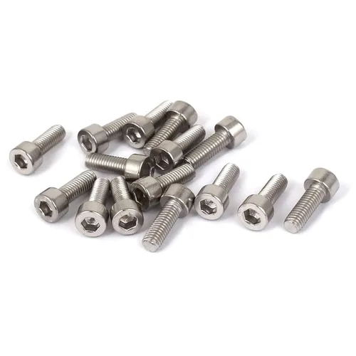 Miniatura 16 de 50 tornillos de cabeza hexagonal de acero inoxidable M3-0.020x0.236 in Tornillos de cabeza hexagonal perno interior DIN 912