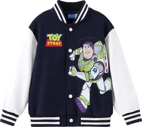 Miniatura 13 de Chaqueta bomber de Disney Marvel Spider Man Toy Story Cars McQueen, abrigo universitario de cárdigan, ligera, con botones de presión, sudaderas