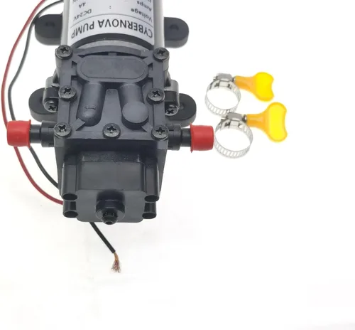 Miniatura 2 de CYBERNOVA Bomba de diafragma de reflujo DC24V 6L/MIN Bomba de agua autocebante para enfriamiento/eliminación de polvo/limpieza de jardín y RV