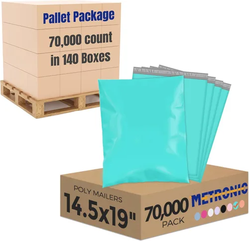 Miniatura 16 de Metronic Sobres de polietileno grandes de 24 x 24 pulgadas, 100 unidades, bolsas de envío adhesivas fuertes para ropa, sobres impermeables para Lila