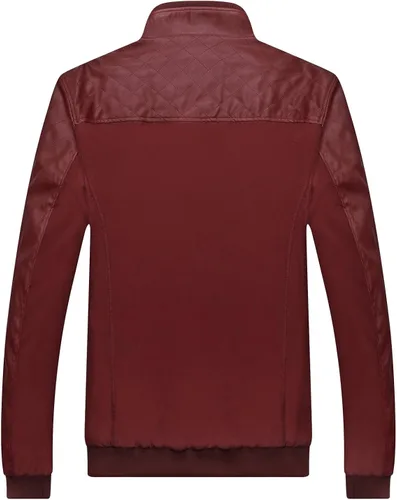 Miniatura 2 de Tanming, chamarra ligera informal, entallada, bloqueo de color, para hombre