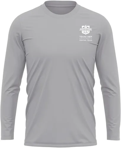 Miniatura 174 de Camisa deportiva de manga larga oficial de la NCAA Collegiate para hombre, con logotipo en el pecho izquierdo, colección Athletic Heather