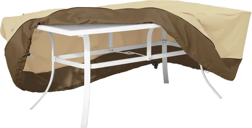 Miniatura 9 de Cobertor para mesa rectangular/ovalada de jardín, de Veranda Classic Accessories , L, Pebble