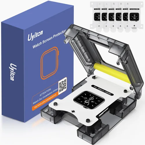 Miniatura 10 de Uyiton Protector de pantalla para Apple Watch Series 3/2/1 de 1.496 pulgadas, repuesto de grado militar, protector de pantalla de TPU para iWatch