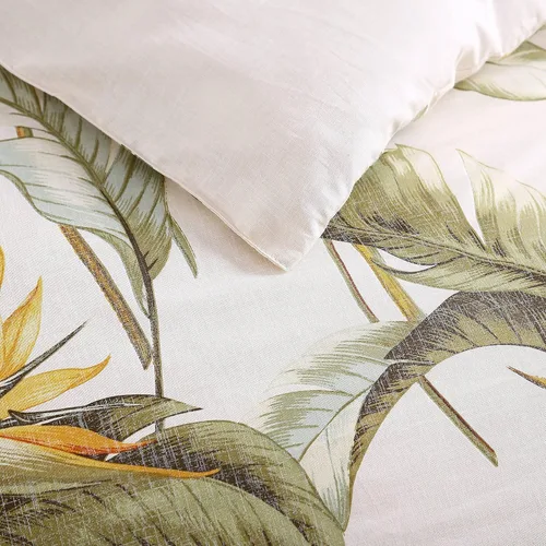 Miniatura 7 de Tommy Bahama - Juego de funda de edredón tamaño King, ropa de cama de algodón con fundas a juego y cierre de botón, juego de ropa de cama súper