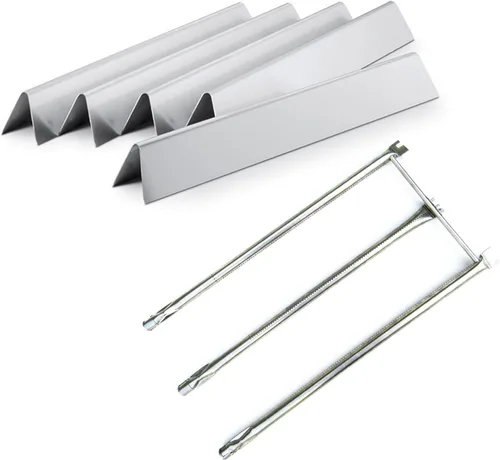 juego de piezas DG229 quemadores de parrilla y placas de calor de repuesto para Weber Genesis Silver/Gold B&C, Spirit 700