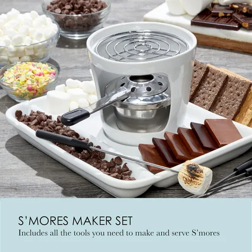 Miniatura 6 de Chicago Metallic Smores Maker, Blanco Pequeño