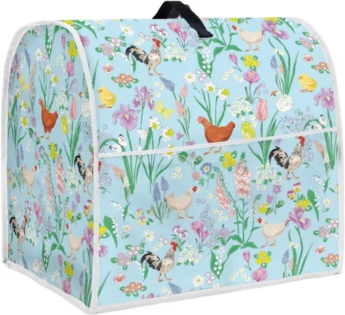 Miniatura 16 de Funda para batidora de pie de mármol azul compatible con mezclador de cocina de 6 a 8 cuartos de galón, cubierta antipolvo, lavable, ajuste