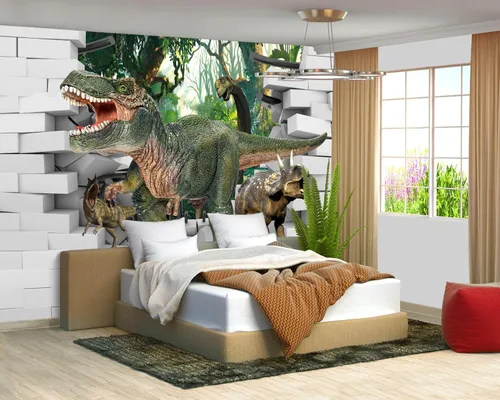 Miniatura 117 de Papel tapiz mural gris de Nueva York del Puente de Brooklyn, papel tapiz mural de paisaje urbano grande para sala de estar y dormitorio - 108"x75