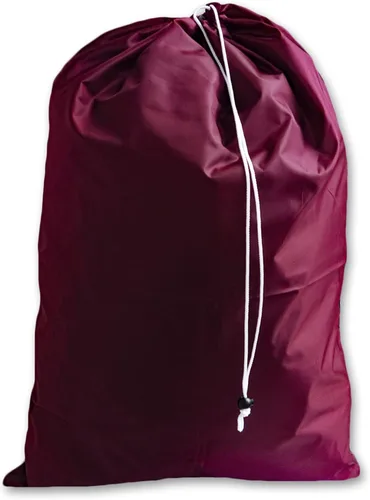 Bolsa de lavandería color burdeos lavable a máquina, cordón, cierre Morado