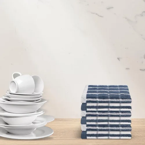 Miniatura 8 de Urban Villa Paños de cocina de rizo de algodón, altamente absorbentes, de secado rápido, súper suaves, de primera calidad, con lazo para colgar, 035