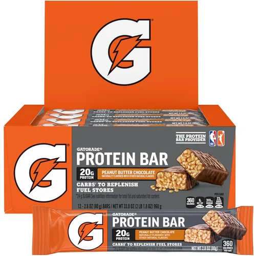 Miniatura 15 de Gatorade - Barras de recuperación de proteína de suero de leche, 12 unidades, sabor malvavisco (paquete de 1)