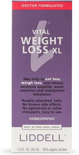 Miniatura 4 de Liddell Homeopathic Vital Weight Loss XL 1 oz Spray líquido