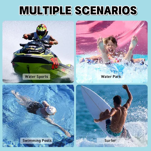 Miniatura 7 de Gafas de natación, gafas de natación polarizadas, antiniebla, sin fugas, protección UV, gafas de natación de visión amplia para mujeres y hombres