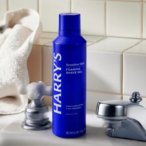 Miniatura 3 de Harry's Gel de afeitado espumoso para hombres con aloe - (paquete de 3) 6.7 onzas - Calma y amortigua la piel para afeitarse - Seguro para pieles