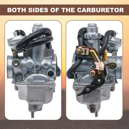 Miniatura 4 de Carburador Recon 250 apto para Honda TRX 250 Recon250 TRX250TM TRX250TE ATV Carb con filtro de aire y llave de combustible