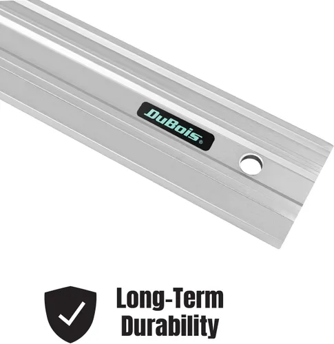 Miniatura 3 de DuBois Bordes rectos de aluminio de 18 pulgadas, con tolerancia de 0.001 pulgadas para comprobar líneas de deformación de la superficie