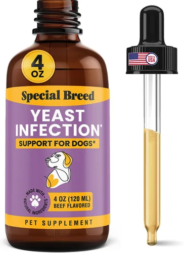 Miniatura 9 de Alivio natural de la infección por levaduras para perros – Tratamiento de picazón en la piel y los oídos, apoya la alergia y la salud inmunológica