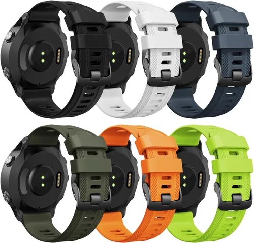 Miniatura 10 de ANCOOL Correa de reloj Garmin Instinct / Forerunner 955, correas de silicona suave de 0.866 in para Forerunner 945/Instinct 2/Forerunner