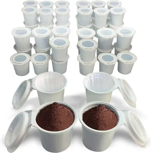 Miniatura 8 de 96 cápsulas iFillCup - Utiliza tu café favorito, se adapta a todas las cafeteras K Cup, ahorra $ cientos, tiene capacidad para un 50% más de café
