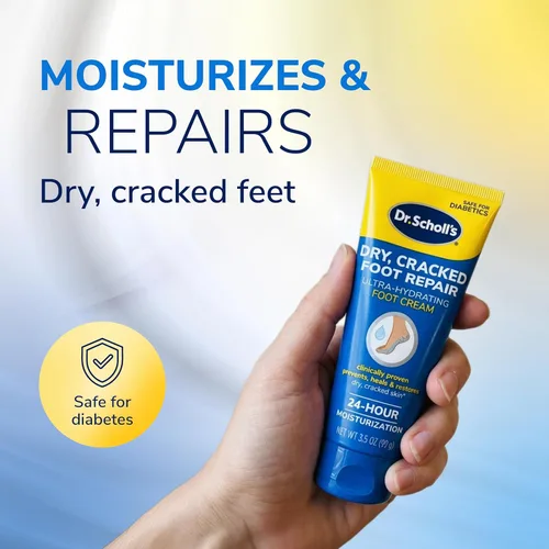 Miniatura 3 de Dr. Scholl's Ultra Hydrating Foot Cream - Crema para pies, 3.5 oz, crema con 25% de urea para pies secos y agrietados, cura e hidrata para tener