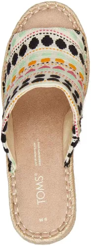 Miniatura 4 de TOMS Sandalias Monica Mule para mujer, Natural Multi