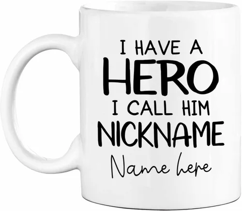 Miniatura 16 de Taza de café de cerámica personalizada para papá, taza de té blanca para feliz cumpleaños, taza de café para papá, taza de viaje con texto/foto