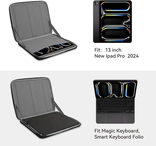 Miniatura 2 de Smatree Funda rígida para iPad Air M3 2025 de 13 pulgadas, nuevo iPad Pro/Air 2024 con teclado mágico, 12.7 pulgadas Yoga Tab Plus 2025, iPad Pro