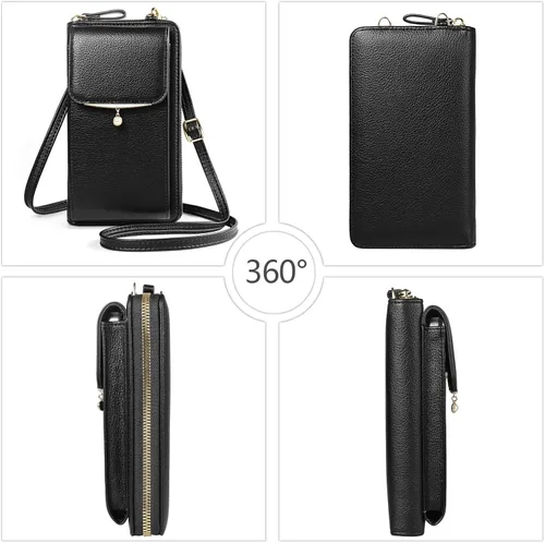 Miniatura 3 de Cell Phone Purse Crossbody Bag with Card Slots for Women Compatible for iPhone 17 Pro Max/Galaxy S26 Ultra S26+ S25 FE