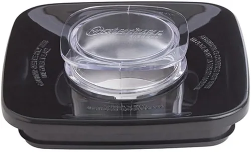 Miniatura 2 de Oster 4903 Tapa de tarro negra y tapa central para licuadoras Oster y Osterizer