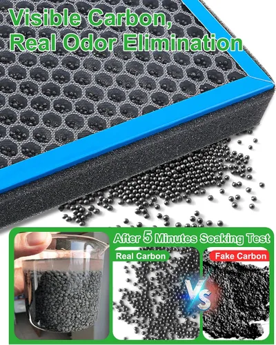 Miniatura 4 de CF11182 Filtro de aire de cabina con perlas de carbón activado para Honda Civic 2016-2025, CR-V 2017-2025, Accord 2023-2025, Odyssey 2018-2025, HR-V