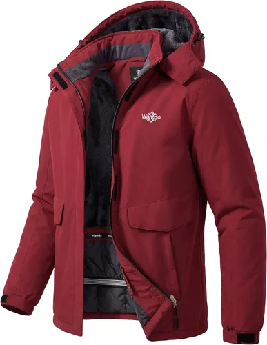 Miniatura 10 de Wantdo - Chaqueta de esquí impermeable para mujer, abrigo de invierno cálido y resistente al viento, abrigos de nieve