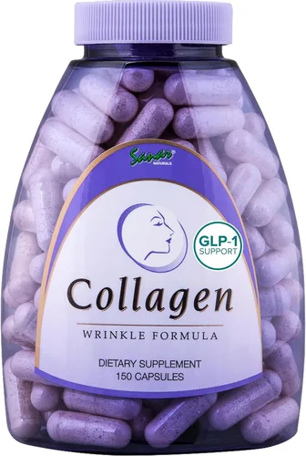 Sanar Naturals Pastillas de colágeno con vitamina C, E - Apoya la salud del cabello, las uñas, la piel, las articulaciones y los huesos. Suplemento