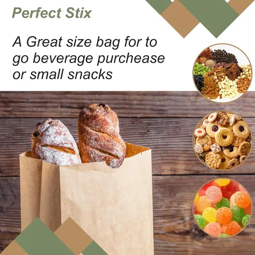 Miniatura 4 de Perfect Stix Bolsas de papel, color marrón, Bolsas marrones