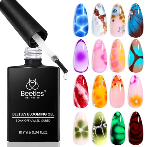 Miniatura 33 de Beetles - Esmalte de uñas de gel pastel, 6 colores, esmalte de gel macarrón, rosa claro, azul, verde, amarillo, morado, uñas suaves para todas