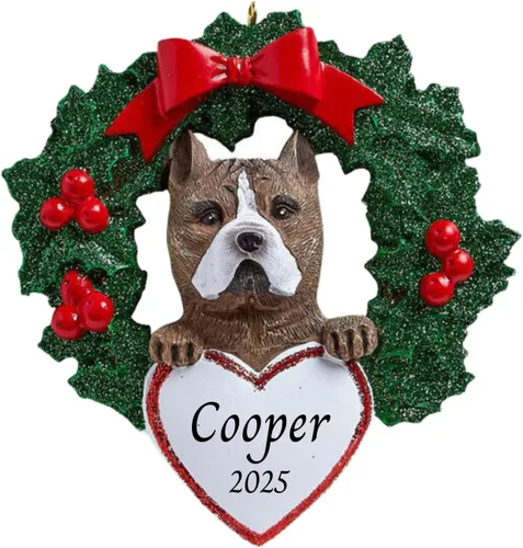 Miniatura 39 de Adornos personalizados para árbol de Navidad 2025 para mascotas, Chihuahua con corona, recuerdo para los amantes de los perros de los cachorros