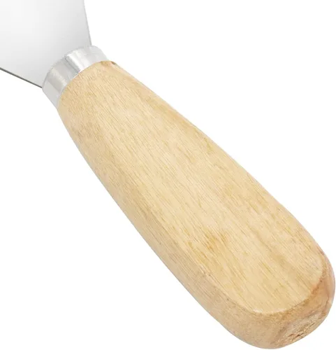 Miniatura 4 de Cuchillo de masilla, 2 raspadores de metal de 3 pulgadas, cuchillos de mango de madera para paneles de yeso, calcomanías, papel de pared, parches