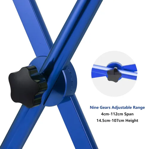 Miniatura 5 de Soporte de avión FMS Rc Modelo Avión X Display Rc Plane Stand/Holder V2 Rc Plane Work Stand- Azul