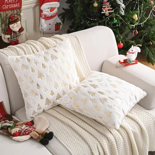 Miniatura 18 de FUTEI Regalos para Niños, Fundas de Almohada Decorativas Gamer'Spot de 18x18 Pulgadas, Juego de 1, Decoración Navideña del Hogar para Sofá, Cama