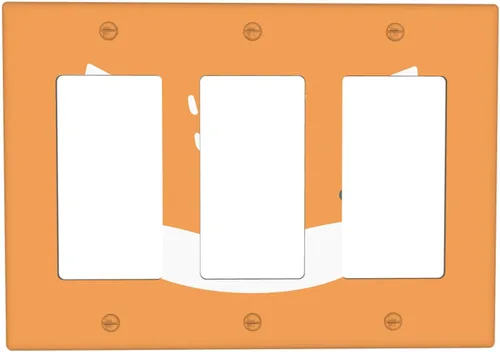 Miniatura 33 de Cubierta de interruptor de luz dúplex de elefante de dibujos animados de 1 banda, cubiertas de enchufe, placa frontal decorativa para receptáculo