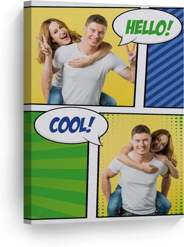 Miniatura 41 de Smile Art Design Impresión en lienzo personalizada: arte de pared con fotos personalizadas, hecho a pedido en Estados Unidos, lienzo premium