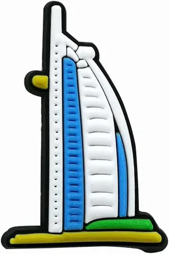 Miniatura 4 de 25 dijes para zapatos de vacaciones Dijes para zapatos de viaje Dijes para zapatos de ciudad al aire libre Abalorios de moda para niñas y niños