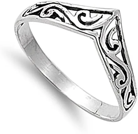 Miniatura 3 de Elija su color, anillo para pulgar de plata esterlina con espiga
