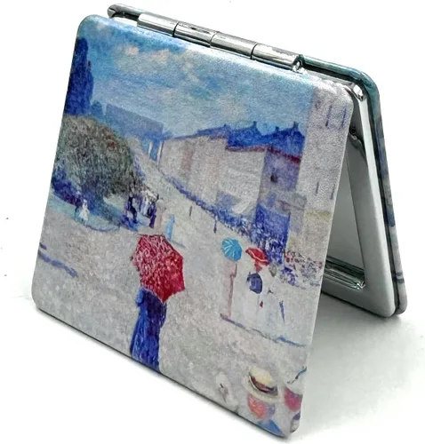 Miniatura 36 de Espejo de Mano Compacto a Granel Espejos Compactos para Bolsos Conjunto Plegable para Lápices de Labios Tamaño de Bolsillo Espejo de Mano Plegable
