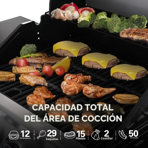 Miniatura 4 de Royal Gourmet GA4400T Parrilla de acero inoxidable de 4 quemadores, gasolina de propano líquido, 40,000 BTU, estilo de carrito, perfecto para un