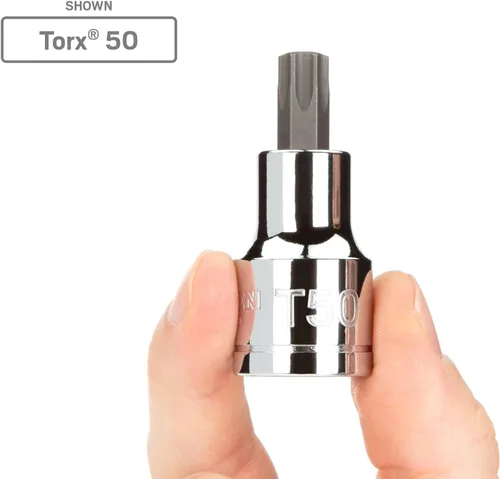 Miniatura 4 de TEKTON Unidad de 1/2 pulgada x T20 Torx Bit Socket SHB24220